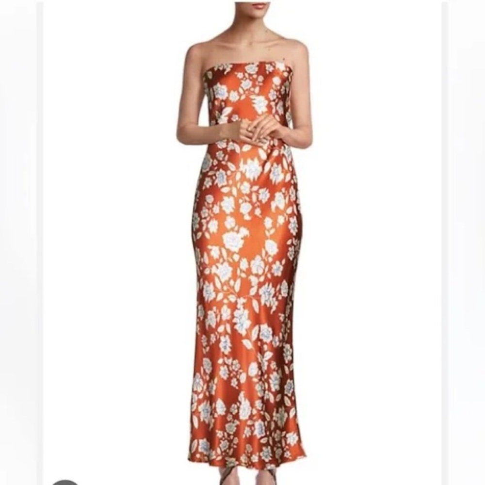 BEC + BRIDGE Strapless Blossom Dress